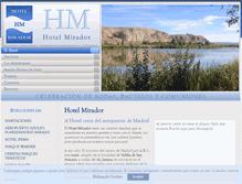 Tablet Screenshot of hotel-mirador.net